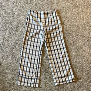 Princess Polly Black and White Straight Leg Pants